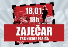 Протест „1 од 5 милиона” организује се и у Зајечару Протест „1 Од 5 Милиона” 18. јануара У Зајечару