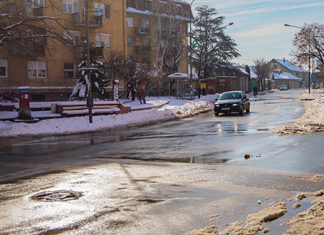 Данас облачно са кишом, температуре у плусу Улица Николе Пашића