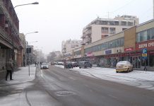 Враћа се зимска идила, стиже нови снег Улица Николе Пашића — Снег