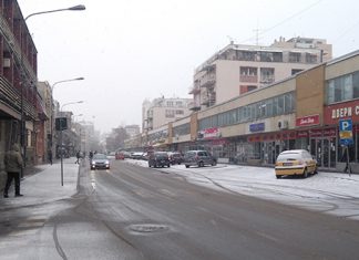 Враћа се зимска идила, стиже нови снег Улица Николе Пашића — Снег