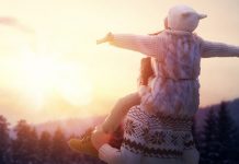 Данас преподне претежно сунчано време, поподне пролазно наоблачење Зимска шетња, отац и ћерка