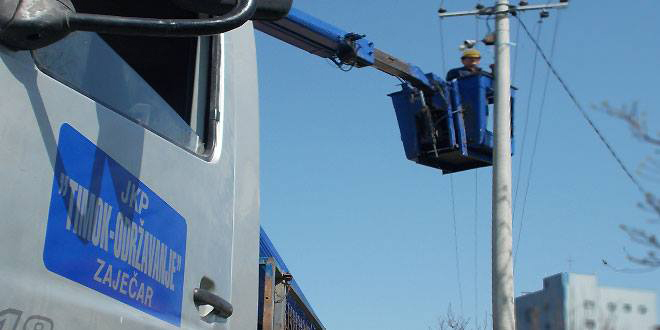 ЈКП &bdquo;Тимок &ndash; oдржавање&rdquo; Зајечар &mdash; Санација јавне расвете