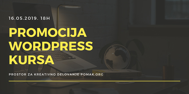 Промоција WordPress курса у Простору за ПОМАК