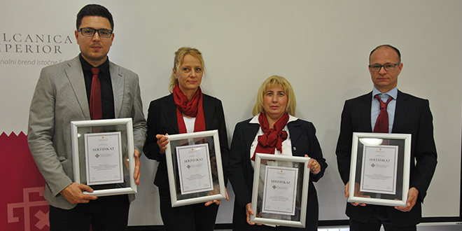 Додељена 4 нова сертификата Регионалног бренда источне Србије „Balcanica Superior” Додељена 4 нова сертификата Регионалног бренда источне Србије „Balcanica Superior”