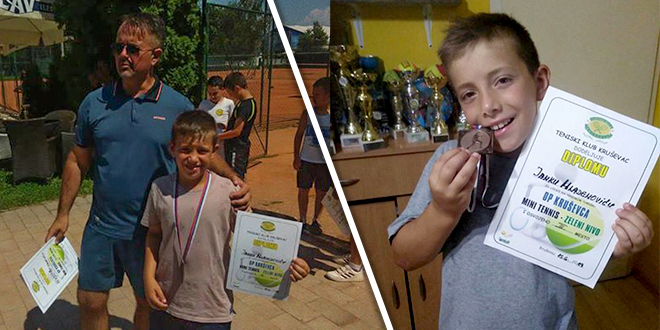 Јанко Младеновић трећи на Отвореном првенству Крушевца у тенису