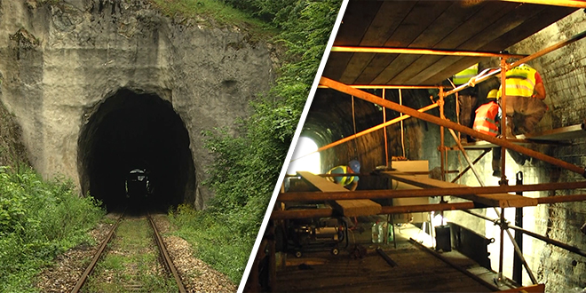 Почела реконструкција четири тунела на прузи између Бора и Мајданпека Почела реконструкција четири тунела на прузи између Бора и Мајданпека