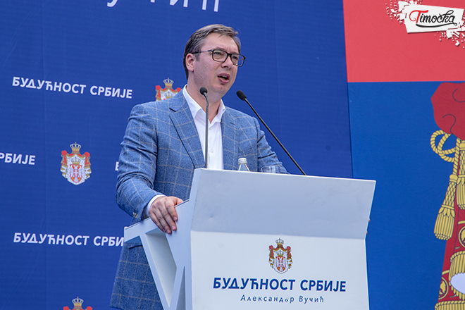 Predsednik Republike Srbije Aleksandar Vučić u poseti Zaječarskom okrugu
