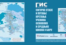 Завршен пројекат „Сигурне стазе и путање кретања ученика основних и средњих школа у Бору” ГИС Удружења Србије Пројекат „Сигурне стазе и путање кретања ученика основних и средњих школа у Бору”