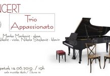 Kонцерт ансамбла „Trio Appassionato” 14. јуна у зајечарској музичкој школи „Trio Appassionato” — Концерт