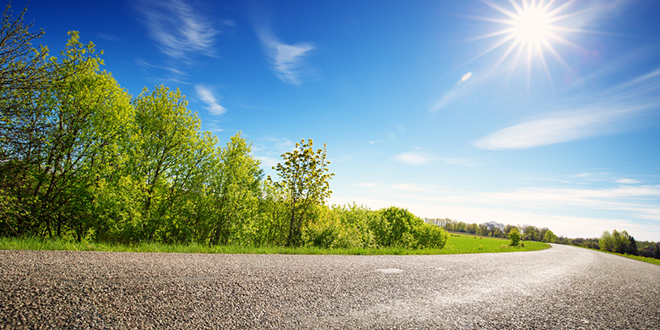 Асфалтни пут у природи