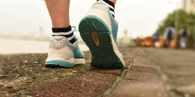 Девојка шета