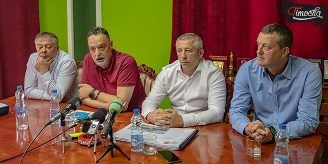 Председник Фудбалског савеза Србије Славиша Kокеза у посети Зајечару