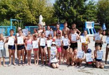 Завршена обука прве и друге групе непливача на градском базену у Зајечару Школа пливања — Градски базен Зајечар