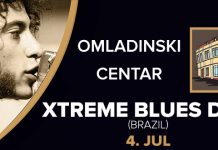 „XTREME BLUES DOG” из Бразила гостује у башти Омладинског центра „Xtreme Blues Dog” — Концерт у Омладинском центру