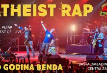 Јубиларни концерт групе „Atheist Rap” у башти Омладинског центра Бенд „Atheist Rap” — Омладински центар Зајечар