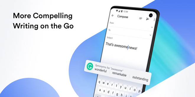 Grammarly — View synonyms or vocabulary enhancements