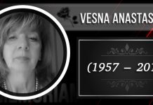 IN MEMORIAM: Преминула новинарка Весна Анастасијевић In Memoriam — Весна Анастасијевић (1957–2019)