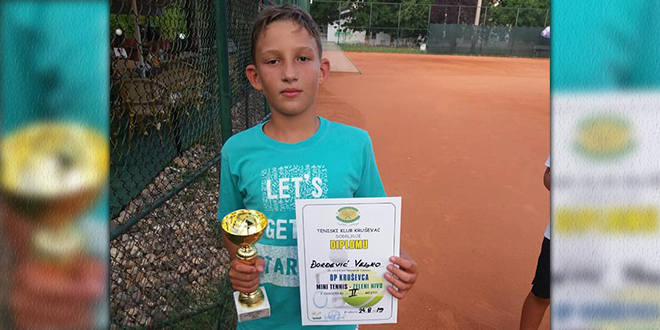 Вељко Ђорђевић — Отворено првенство Крушевца у тенису