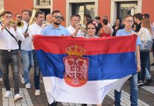 Градски фолклорни ансамбл „Зора” наступио у Горицији (ФОТО) Градски фолклорни ансамбл „Зора” — Сајам „Gusti di frontiera” у Италији