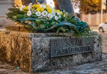 Положени венци на споменик Зорану Радмиловићу у Зајечару 28. Фестивал „Дани Зорана Радмиловића” — Полагање венаца