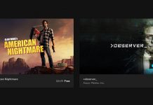Узмите БЕСПЛАТНО и заувек „Alan Wake’s American Nightmare” и „Observer” Epic Games — Free Games „Alan Wake's American Nightmare” и „Observer”