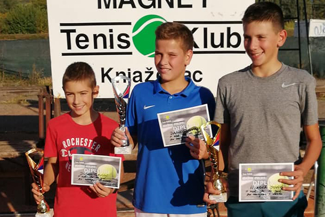 Данило Јовановић — 2. место на тениском турниру ОП Књажевца