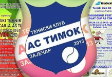 Тениски клуб „АС Тимок” организује два турнира за викенд ТК „АС Тимок” Зајечар — Два тениска турнира
