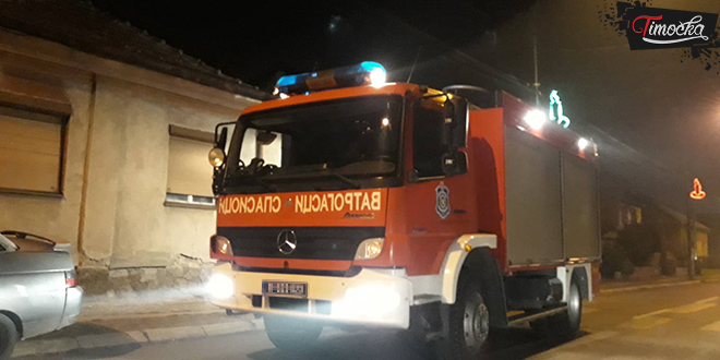 Пожар у улици Николе Пашића у Зајечару Пожар у улици Николе Пашића у Зајечару