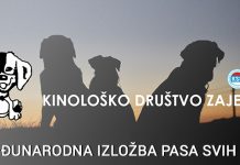 „ЦАЦИБ Зајечар 2020” у априлу у Зајечару Кинолошко друштво „Зајечар” — XI Међународна изложба паса свих раса