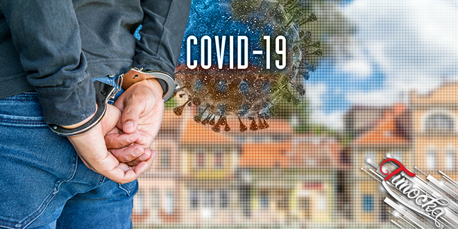 Hapšenje — Nepostupanje po zdravstvenim propisima za vreme epidemije — COVID-19