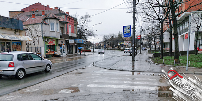 Киша – Улица Николе Пашића у Зајечару