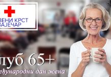 Клуб старих 65+: Састанак, предавање и дружење чланица поводом Међународног дана жена Клуб старих 65+ Зајечар — Дружење поводом Међународног дана жена