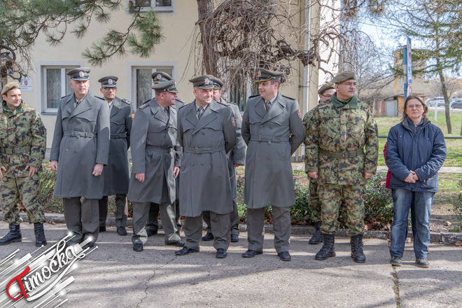 Полагање венаца поводом Дана формирања 9. српске ударне бригаде у зајечарској касарни