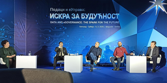 Пројекат „Сигурне стазе” на Међународној конференцији „Подаци и еУправа: Искра за будућност” у Палати „Србија” Пројекат „Сигурне стазе” на Међународној конференцији „Подаци и еУправа: Искра за будућност” у Палати „Србија”