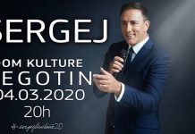 Концерт Сергеја Ћетковића у Неготину Сергеј Ћетковић — Концерт у Неготину