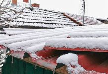 Облачно и хладно, у појединим крајевима Србије снег и суснежица Снег, кров