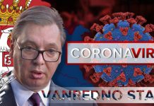 Проглашено ванредно стање на територији целе Србије Ванредно стање на територији целе Србије — COVID-19