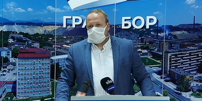 Градоначелник Бора Александар Миликић — Прес-конференција — COVID-19