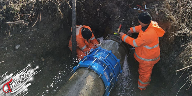 ЈКП „Водовод” Зајечар: Квар на водоводној мрежи изнад села Горња Бела Река и после села Грљан