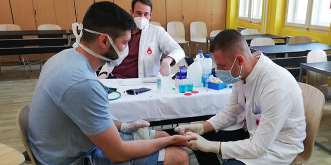 Црвени крст Зајечар — Добровољно давање крви