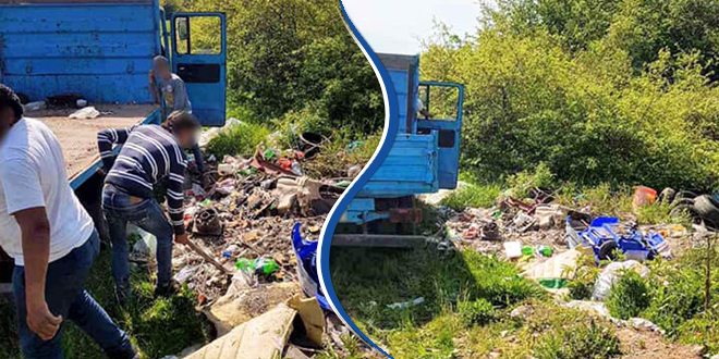 Истоваривали отпад из камиона крај пута надомак Зајечара Истоваривали отпад из камиона крај пута надомак Зајечара