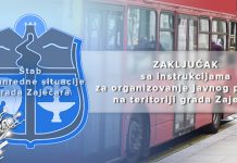 ШВС града Зајечара: Донет Закључак са инструкцијама за организовање јавног превоза на територији града Зајечара ШВС града Зајечара: Закључак са инструкцијама за организовање јавног превоза на територији града Зајечара