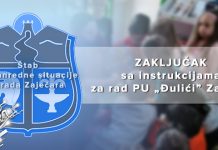 ШВС града Зајечара: Донет Закључак са инструкцијама за рад ПУ „Ђулићи” Зајечар ШВС града Зајечара: Закључак са инструкцијама за рад ПУ „Ђулићи” Зајечар
