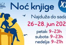 22. регионална манифестација „Ноћ књиге”: Од јутра до мрака – три дана 22. регионална манифестација „Ноћ књиге”