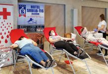 У хотелу „Србија ТИС” прикупљено 28 јединица крви Црвени крст Зајечар: Добровољно давање крви — Хотел „Србија ТИС”