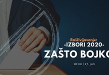 О бојкоту избора у башти зајечарског Омладинског центра Серијал разговора „Рашчивијавање”: Зашто бојкот? – Парламентарни избори 2020