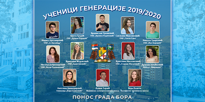 Понос града Бора: Најбољи ученици борских школа на билбордима Понос града Бора: Најбољи ученици борских школа на билбордима