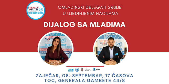 Омладински делегати Србије у УН: Дијалог сам младима у Зајечару