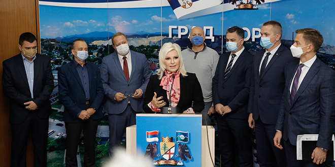 Потпредседница Владе Републике Србије и министарка рударства и енергетике Зорана Михајловић у посети Бору