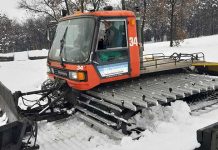 У току завршне припреме на ски стази у Зајечару Завршне припреме на ски стази у Зајечару